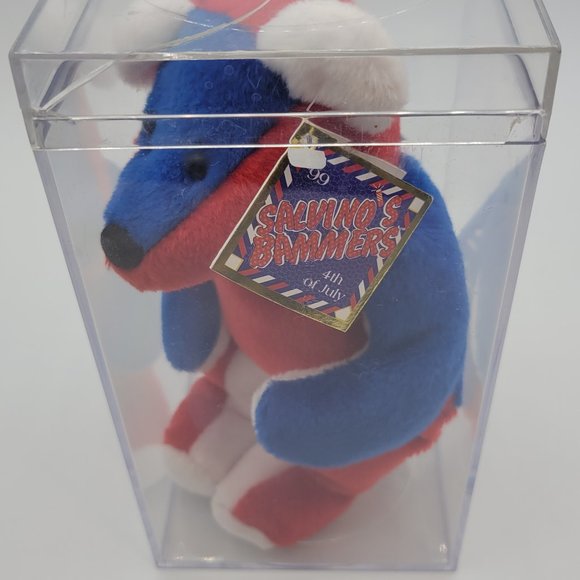 Salvino's Bammers Cal Ripken Jr #8 1999 4th of July Baltimore Orioles Plush Bean - Picture 9 of 10